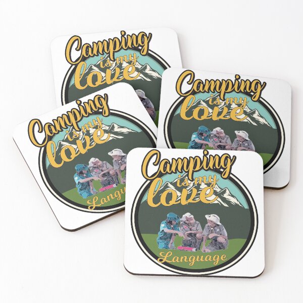 Item preview, camping is my love language designed and sold by naturehikers.