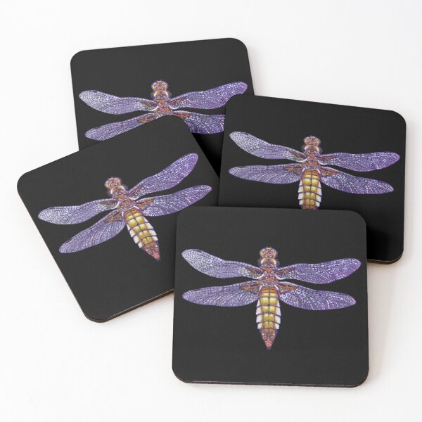 Item preview, Dragonfly broad bodied chaser painting2 designed and sold by Marion Yeo.