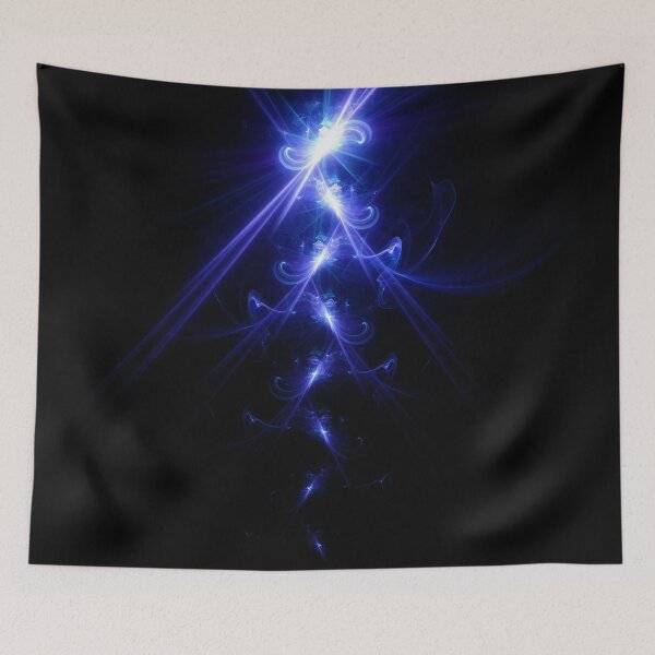 Item preview, Beautiful Abstract Pattern Of Colored Smooth Lines On A Black Background designed and sold by tatkhagata.