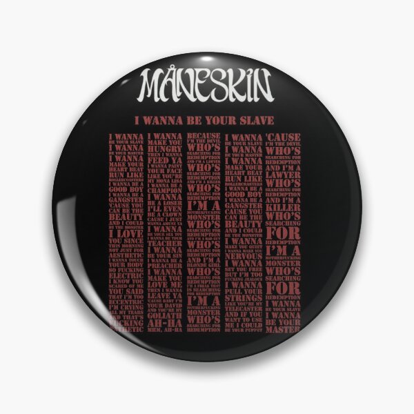 Item preview, Måneskin - I Wanna be Your Slave Lyrics  designed and sold by L1 Creations.