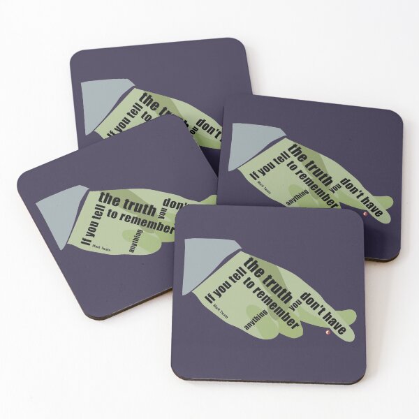 Item preview, If you tell the truth you don't have to remember anything  - Mark Twain designed and sold by fraga-ro.