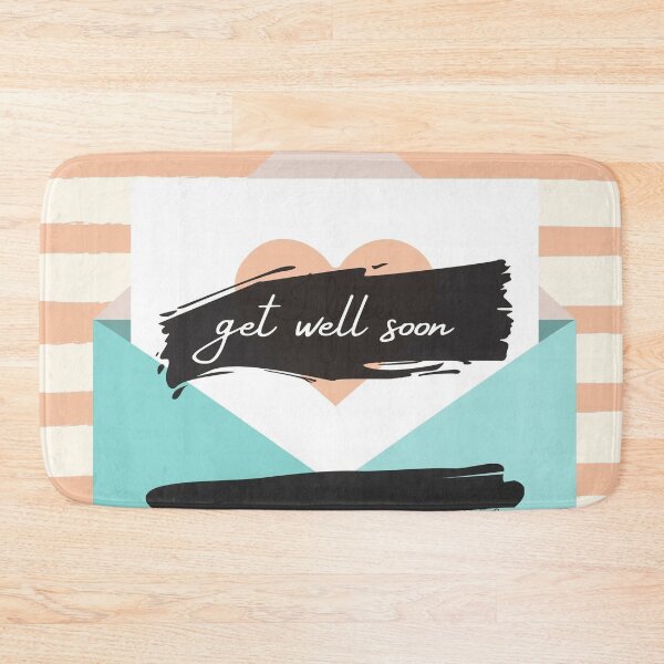 Item preview, Get Well Soon write over Valentine Card designed and sold by FallenFeline.