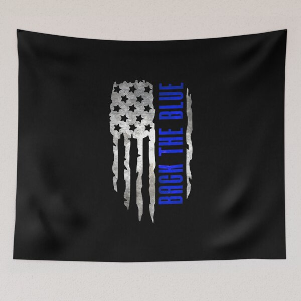 Item preview, BACK THE BLUE FLAG designed and sold by Joshua Blomheart.