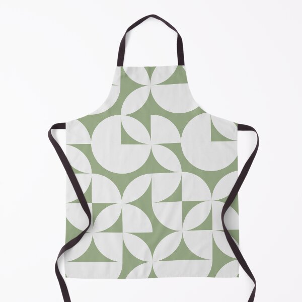 Item preview, Abstract Pastel Green Circles Modern Mid Century Geometric Pattern Scandinavian Rustic Interior designed and sold by BONBcreative.