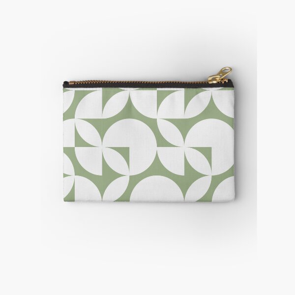 Item preview, Abstract Pastel Green Circles Modern Mid Century Geometric Pattern Scandinavian Rustic Interior designed and sold by BONBcreative.