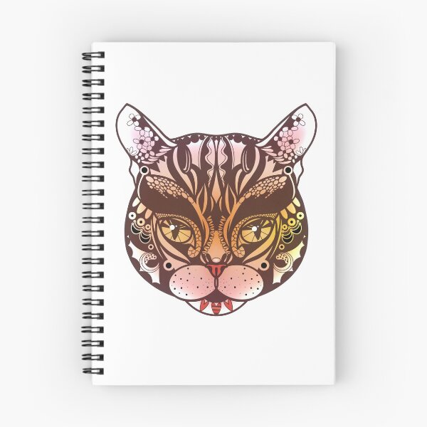 Item preview, Cat head, Cat head in colours  designed and sold by kMariaART.