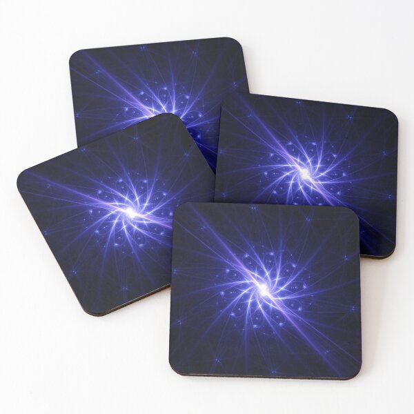 Item preview, Beautiful Abstract Pattern Of Colored Smooth Lines On A Black Background designed and sold by tatkhagata.