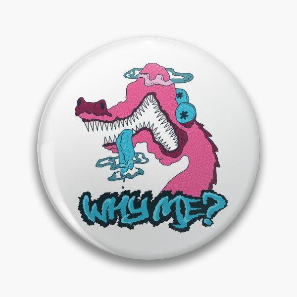 Item preview, crocodile says "why me?" designed and sold by verlyandiya.