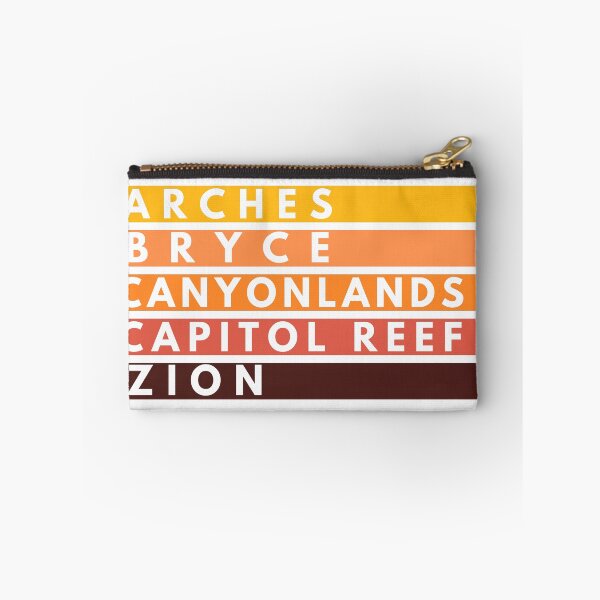 Item preview, Utah Mighty 5 National Parks Arches Bryce Canyonlands Capitol Reef Zion designed and sold by BadLatitude.