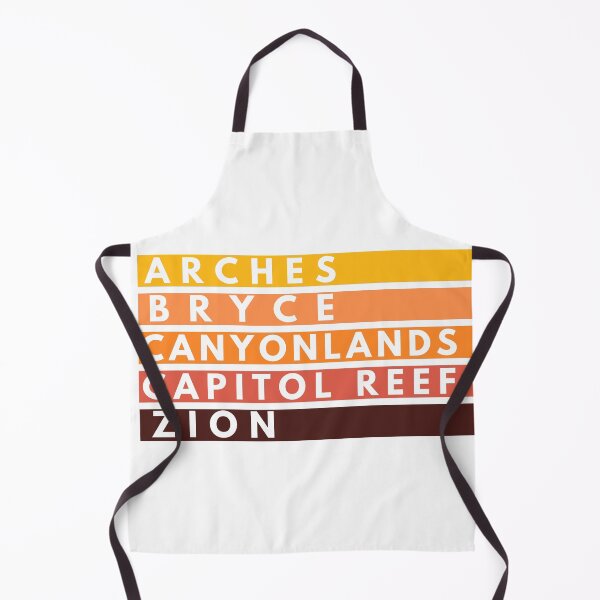 Item preview, Utah Mighty 5 National Parks Arches Bryce Canyonlands Capitol Reef Zion designed and sold by BadLatitude.