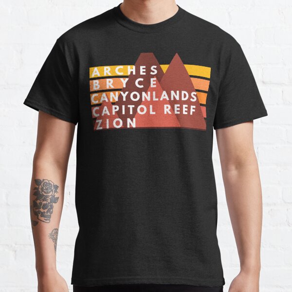 Item preview, Utah Mighty 5 National Parks Arches Bryce Canyonlands Capitol Reef Zion designed and sold by BadLatitude.