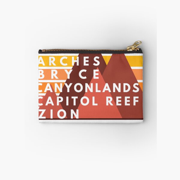 Item preview, Utah Mighty 5 National Parks Arches Bryce Canyonlands Capitol Reef Zion designed and sold by BadLatitude.
