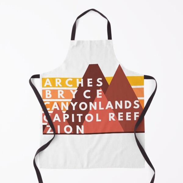 Item preview, Utah Mighty 5 National Parks Arches Bryce Canyonlands Capitol Reef Zion designed and sold by BadLatitude.