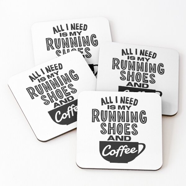 Item preview, Running and Coffee Quote designed and sold by HalpinDesign.