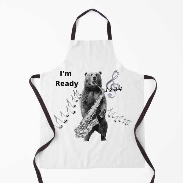 Item preview, Saxophone Bear Funny Shirt and Home Decor designed and sold by mydesignsbylar.