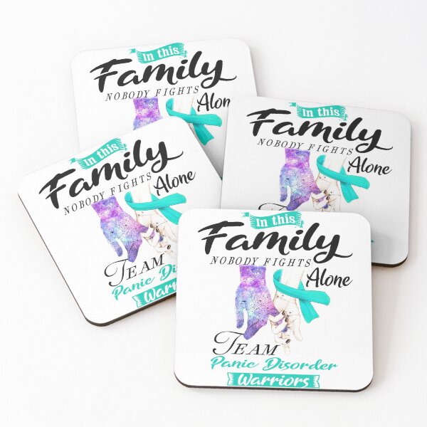 Item preview, In This Family No One Fights Alone Team Panic Disorder Warrior designed and sold by deputylove.