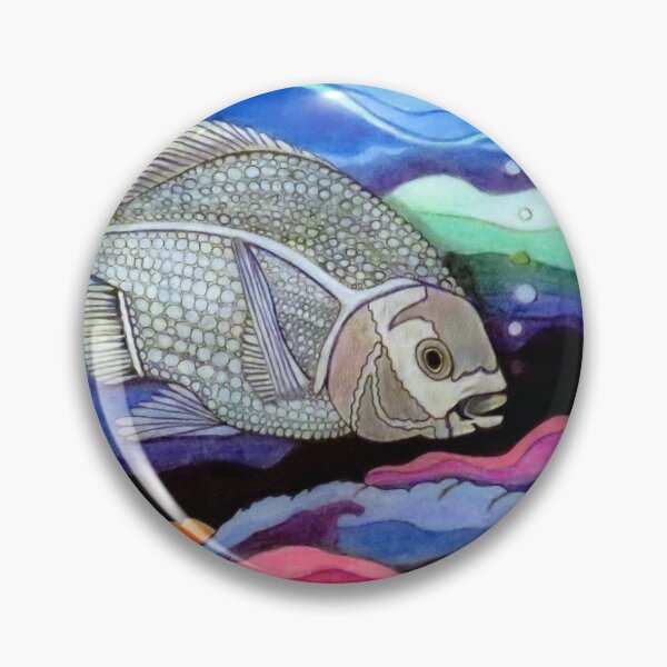 Item preview, 554 - BLACK SURF PERCH - DAVE EDWARDS - COLOURED PENCILS - 2021 designed and sold by BLYTHART.
