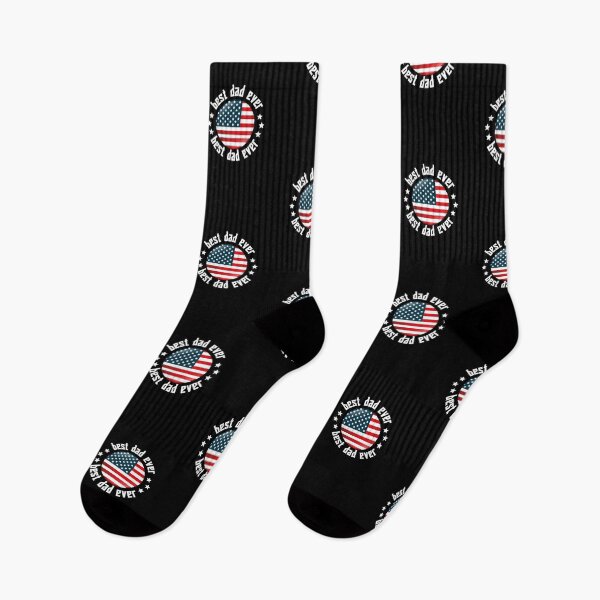 Item preview, Best Dad Ever With US American Flag #4 designed and sold by SalahBlt.