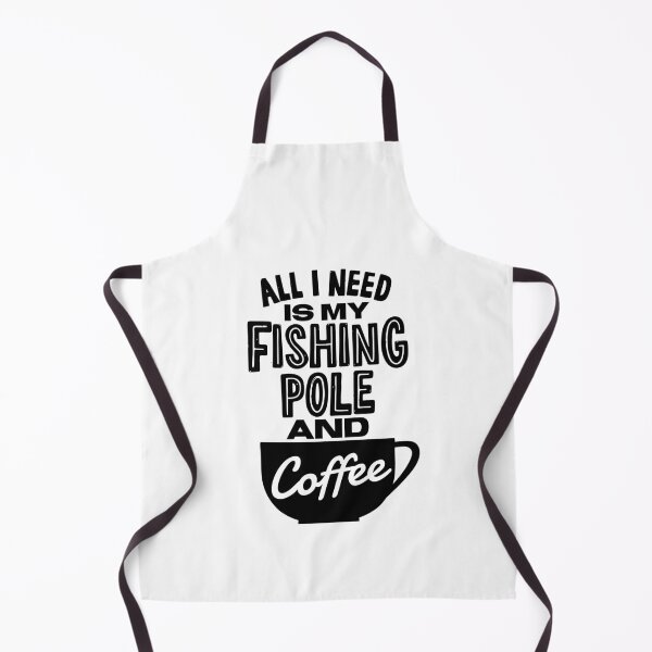 Item preview, Fishing and Coffee Quote designed and sold by HalpinDesign.