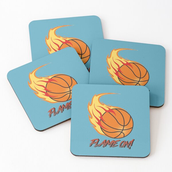 Item preview, Flame on! Basketball!  designed and sold by NexusArts.