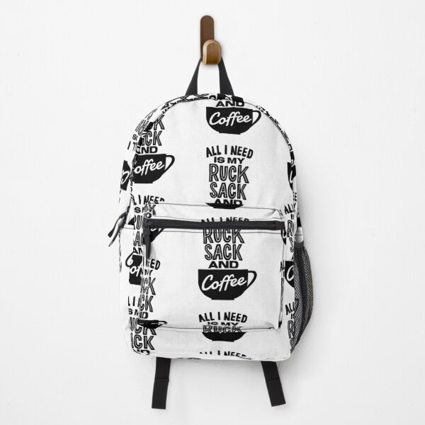 Item preview, Ruck Sack and Coffee Quote designed and sold by HalpinDesign.