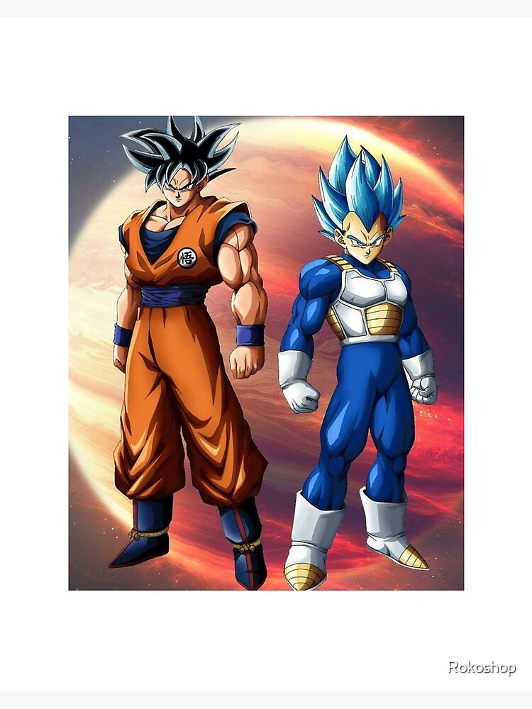 goku and vegeta fanart dragon Ball super  Art Board Print for Sale by  Yashdusane