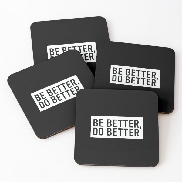 Item preview, Be Better, Do Better Inspirational, motivational sticker designed and sold by LDSdesigns.