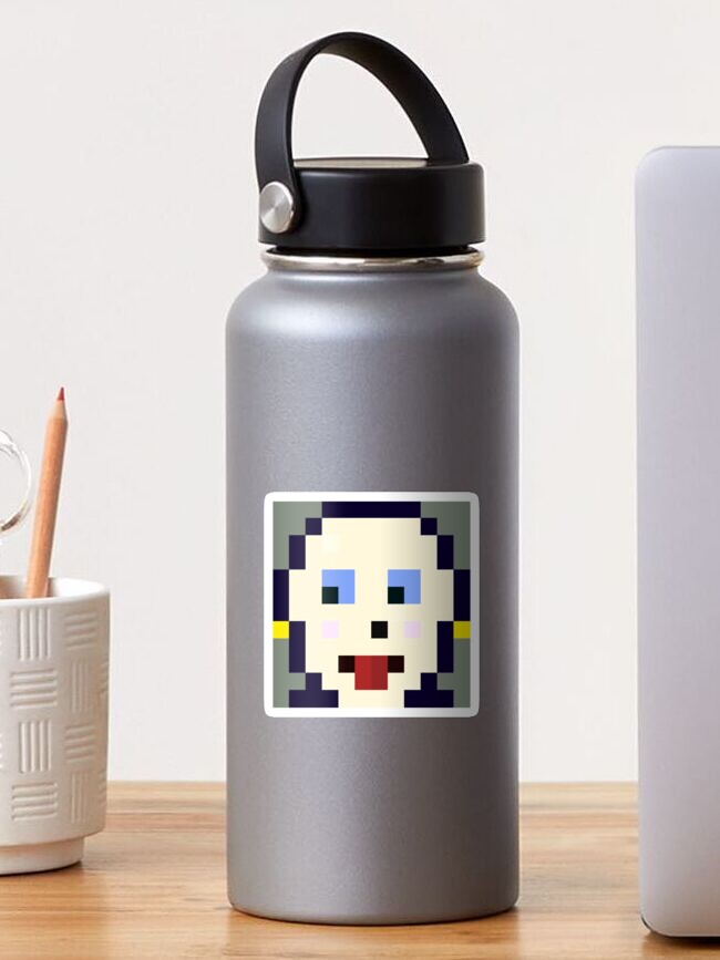 Thumbnail 1 of 3, Sticker, Pixel Avatar R3 designed and sold by Errorism.
