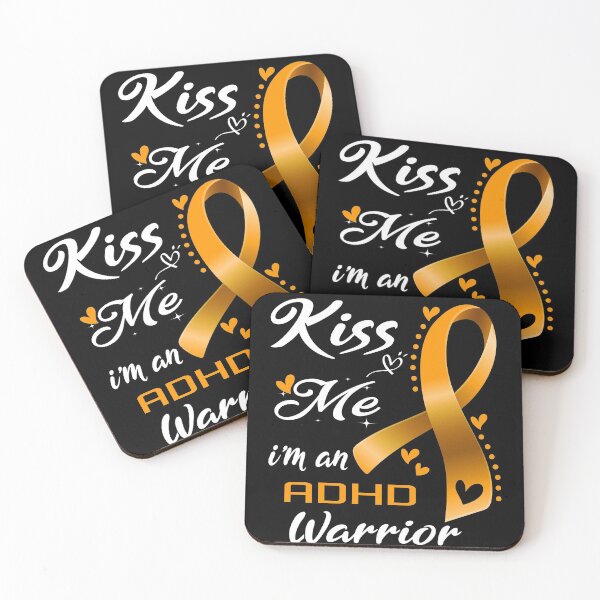 Item preview, Kiss Me I'm An ADHD Warrior designed and sold by hvoid41.