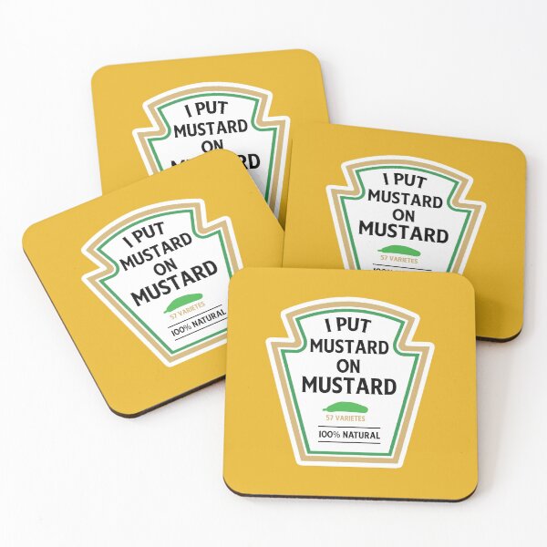 Item preview, I put mustard on my mustard designed and sold by crossesdesign.