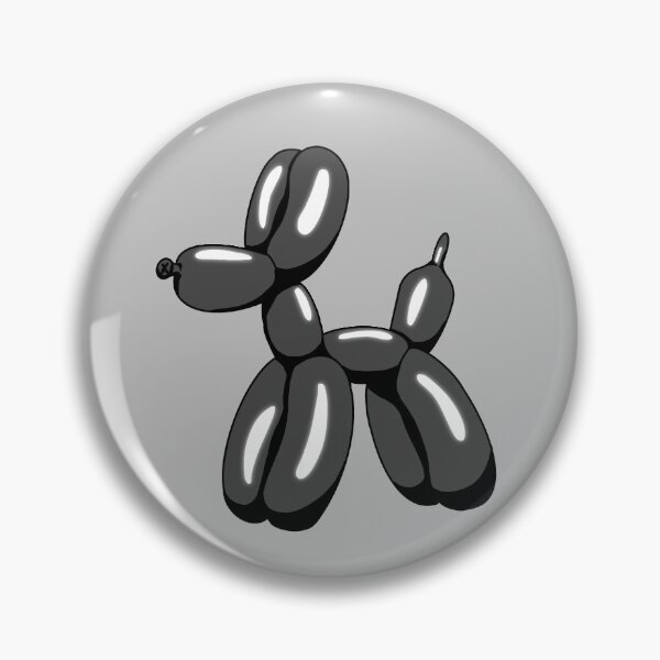Item preview, Black Balloon Animal Dog designed and sold by NewtandThistle.