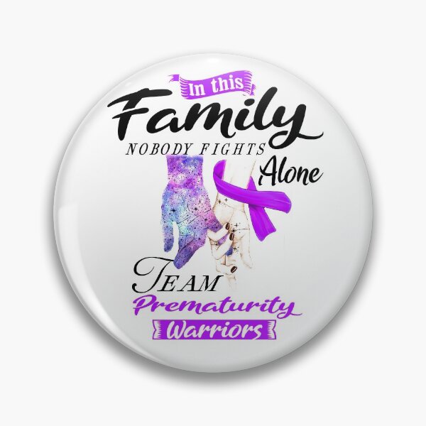 Item preview, In This Family No One Fights Alone Team Prematurity Warrior designed and sold by deputylove.