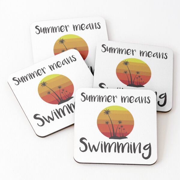Item preview, Summer Means Swimming designed and sold by Gaalaxyz.