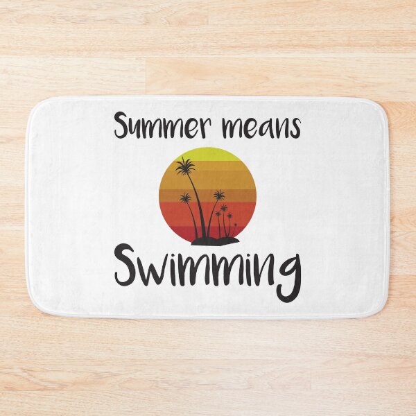 Item preview, Summer Means Swimming designed and sold by Gaalaxyz.