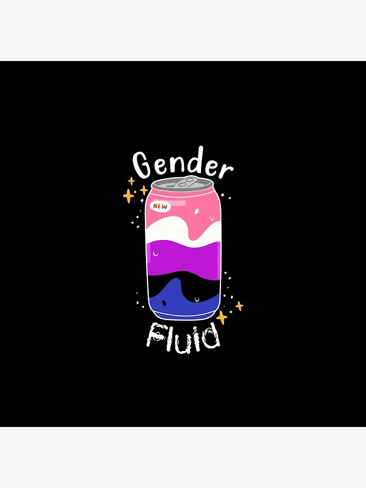 Thumbnail 3 of 3, Pin, Genderfluid Drink designed and sold by Psitta.