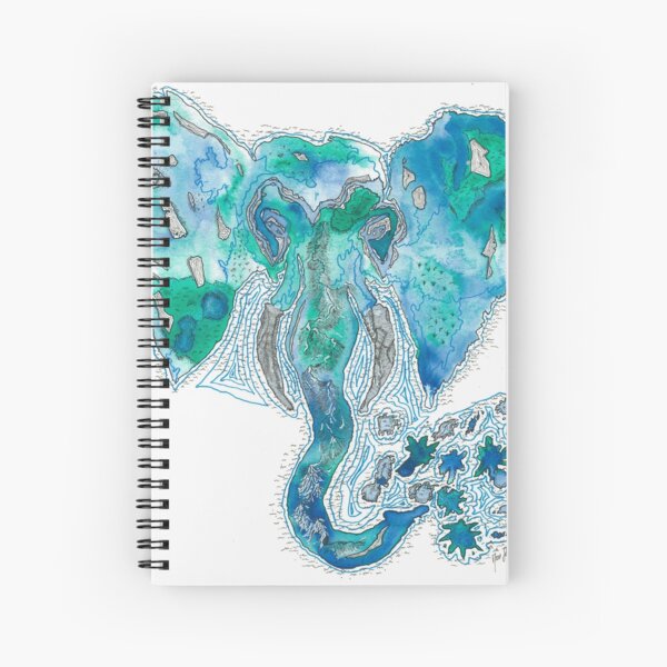 Elephant Head Spiral Notebook