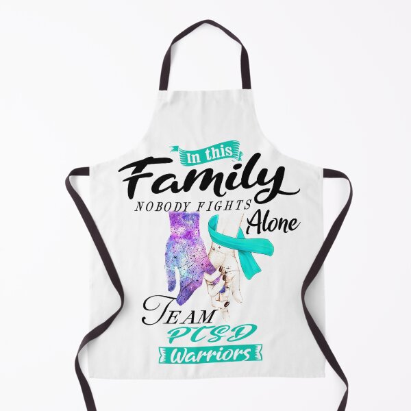 Item preview, In This Family No One Fights Alone Team PTSD Warrior designed and sold by deputylove.