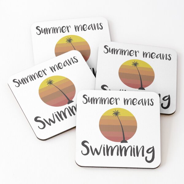 Item preview, Summer Means Swimming designed and sold by Gaalaxyz.
