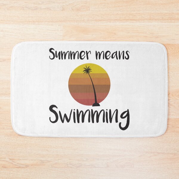 Item preview, Summer Means Swimming designed and sold by Gaalaxyz.