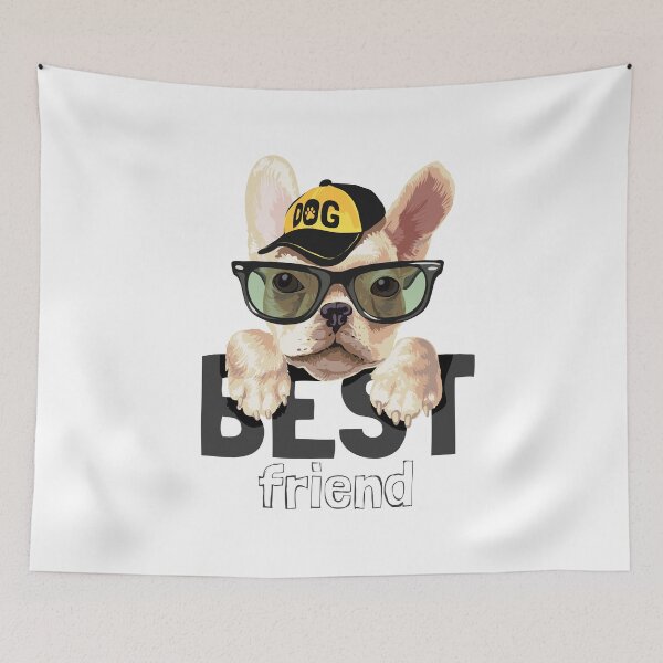 Item preview, Dog Wearing Sunglasses - Best Friend designed and sold by Caroodoo.