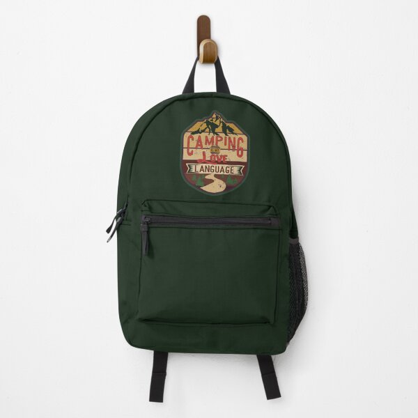 Item preview, Camping Is My Love Language - Funny Camping Quotes designed and sold by DebbisPalette.