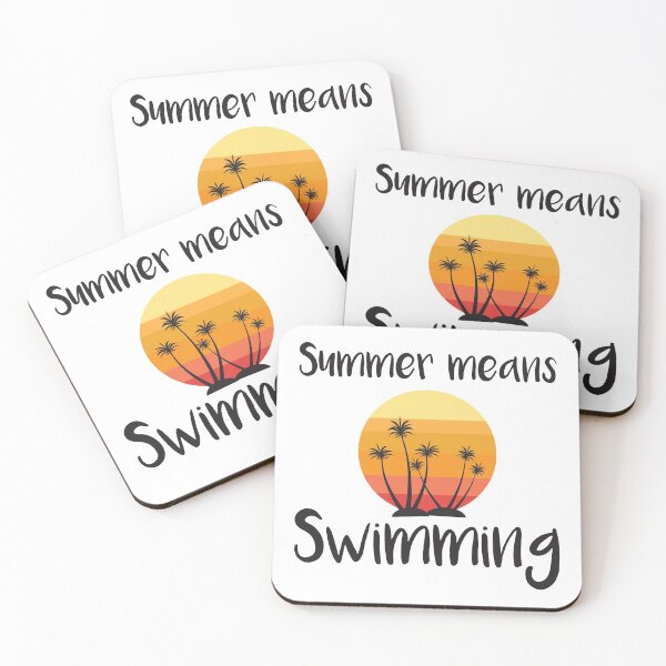 Item preview, Summer Means Swimming designed and sold by Gaalaxyz.