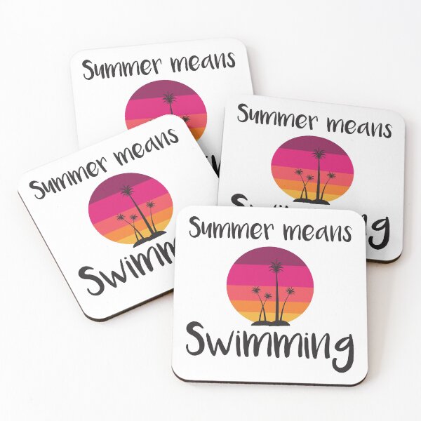 Item preview, Summer Means Swimming designed and sold by Gaalaxyz.