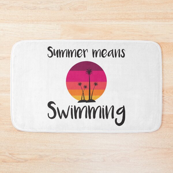 Item preview, Summer Means Swimming designed and sold by Gaalaxyz.