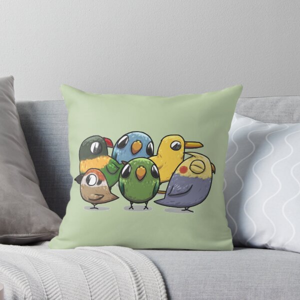 Item preview, Group of chubby little birds - Colored Version designed and sold by fornaree.