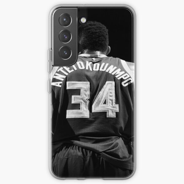 Giannis Antetokounmpo - Noir/Blanc Coque souple Samsung Galaxy