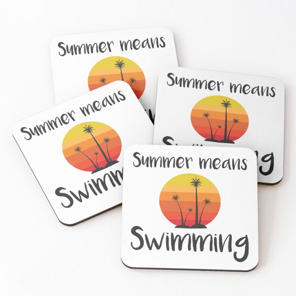 Item preview, Summer Means Swimming designed and sold by Gaalaxyz.