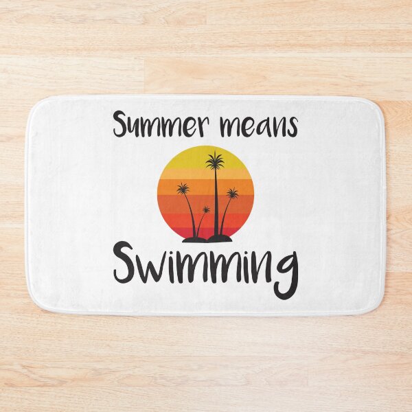 Item preview, Summer Means Swimming designed and sold by Gaalaxyz.