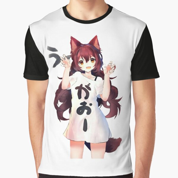 Kawaii Anime Neko Cat Girl in Black Hoodie Poster for Sale by TenchiMasaki