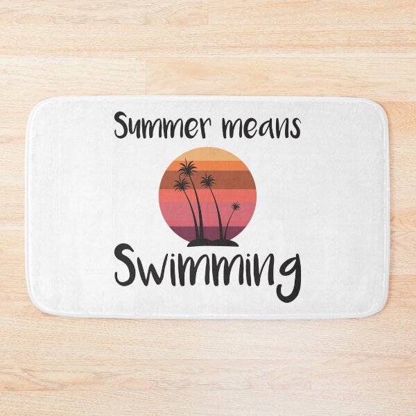 Item preview, Summer Means Swimming designed and sold by Gaalaxyz.